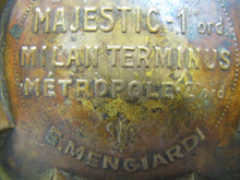 Load image into Gallery viewer, FLORENCE HOTELS MAJESTIC MILAN TERMINUS METROPOLE Orig Art Deco Ad Ashtray Tray
