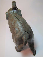Load image into Gallery viewer, Antique Cast Iron Elephant Doorstop orig old paint 1920-30s era full figural art
