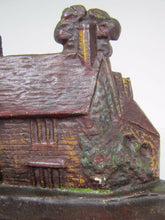 Load image into Gallery viewer, Ancestral Home of George Washington Antique Cast Iron House Doorstop Art Statue
