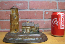 Load image into Gallery viewer, LIGHTHOUSE Antique Cast Iron Keepers Home Figural Doorstop Decorative Art Statue
