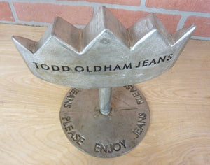 TODD OLDHAM JEANS Original Store Display Advertising Sign PLEASE ENJOY JEANS
