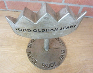 Original TODD OLDHAM JEANS Store Display Advertising Sign PLEASE ENJOY JEANS