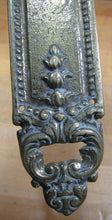Load image into Gallery viewer, Old Brass DOOR PUSH Decorative Arts Detailed Architectural Hardware Element
