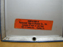 Load image into Gallery viewer, Old EUREKA ENAMEL Hardware Paint Store Advertising Sign Permanent Reading Pa USA
