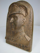 Load image into Gallery viewer, US GENERAL DOUGLAS MACAUTHUR Old Decorative Art High Relief Thick Brass Plaque

