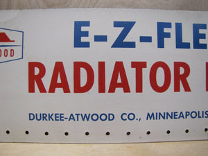 Old Durkee Atwood Radiator Hose Advertising Display Sign Minneapolis Mn auto trk