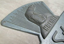 Load image into Gallery viewer, 1940&#39;s HAERTEL FUR STORAGE VAULT Sign Art Deco High Relief Ornate Rare HTF
