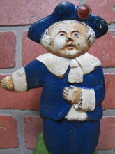 Load image into Gallery viewer, PILGRIM BOY Antique Doorstop Cast Iron Figural Decorative Art Statue Doorstopper
