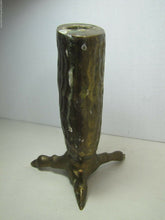 Load image into Gallery viewer, Vtg Brass Clawed Chicken Foot Candlestick unique finely detailed candle holder
