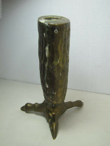 Vtg Brass Clawed Chicken Foot Candlestick unique finely detailed candle holder