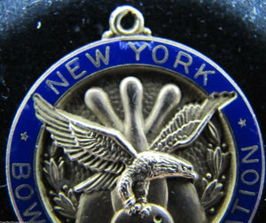 1939 1940 NY STOCK EXCHANGE LEAGUE NEW YORK BOWLING Assn 10k GF Medallion