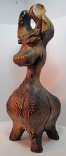 Load image into Gallery viewer, Vintage Large Witco Tiki Dog big figural art carved statue mid century detailed
