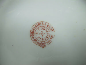 Antique 19c Porcelain APOTHECARY JAR w Lid A COLLIN PARIS EAGLE SNAKE Exquisite
