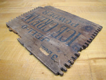 Load image into Gallery viewer, JELL-O ICE CREAM Old Wood Crate Box Panel Advertising Sign Genesee Food Leroy NY

