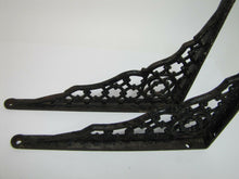 Load image into Gallery viewer, Old Cast Iron Architectural Pair Brackets Decorative Arts Hardware Elements
