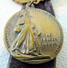 Load image into Gallery viewer, 1940 TEMPLE UNIVERSITY Woman&#39;s Club &#39;PIONEER WOMAN&#39; Medallion Golden Jubilee
