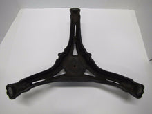 Load image into Gallery viewer, FLAG POLE BASE STAND NY Antique Cast Iron Architectural Hardware Heart Foot

