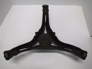 FLAG POLE BASE STAND NY Antique Cast Iron Architectural Hardware Heart Foot