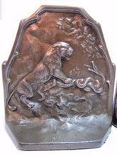 Load image into Gallery viewer, 1920s TIGER &amp; SNAKE CONNECTICUT FOUNDRY Art Deco Era Cast Iron Decorative Arts Bookends
