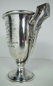1916 OC GC Golf Country Club Silver Plate Trophy Award Cup Lillian Crans Wallace