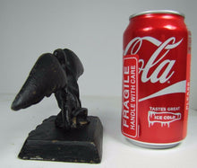 Load image into Gallery viewer, Antique Cast Iron FOE FRATERNAL ORDER of EAGLES Bookend Small Doorstop Statue
