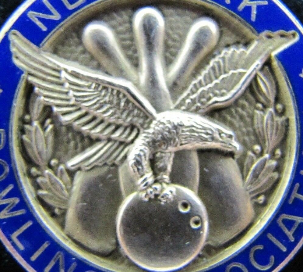 1939 1940 NY STOCK EXCHANGE LEAGUE NEW YORK BOWLING Assn 10k GF Medallion