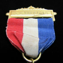 Load image into Gallery viewer, SS VIRGINIA PANAMA PACIFIC LINE CRUISE SHIP DECK SPORTS Orig Old Award Medallion
