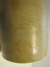 Load image into Gallery viewer, Antique 1847 O TINKHAM Salt-Glazed Pottery Stoneware 19c Root Beer Bottle
