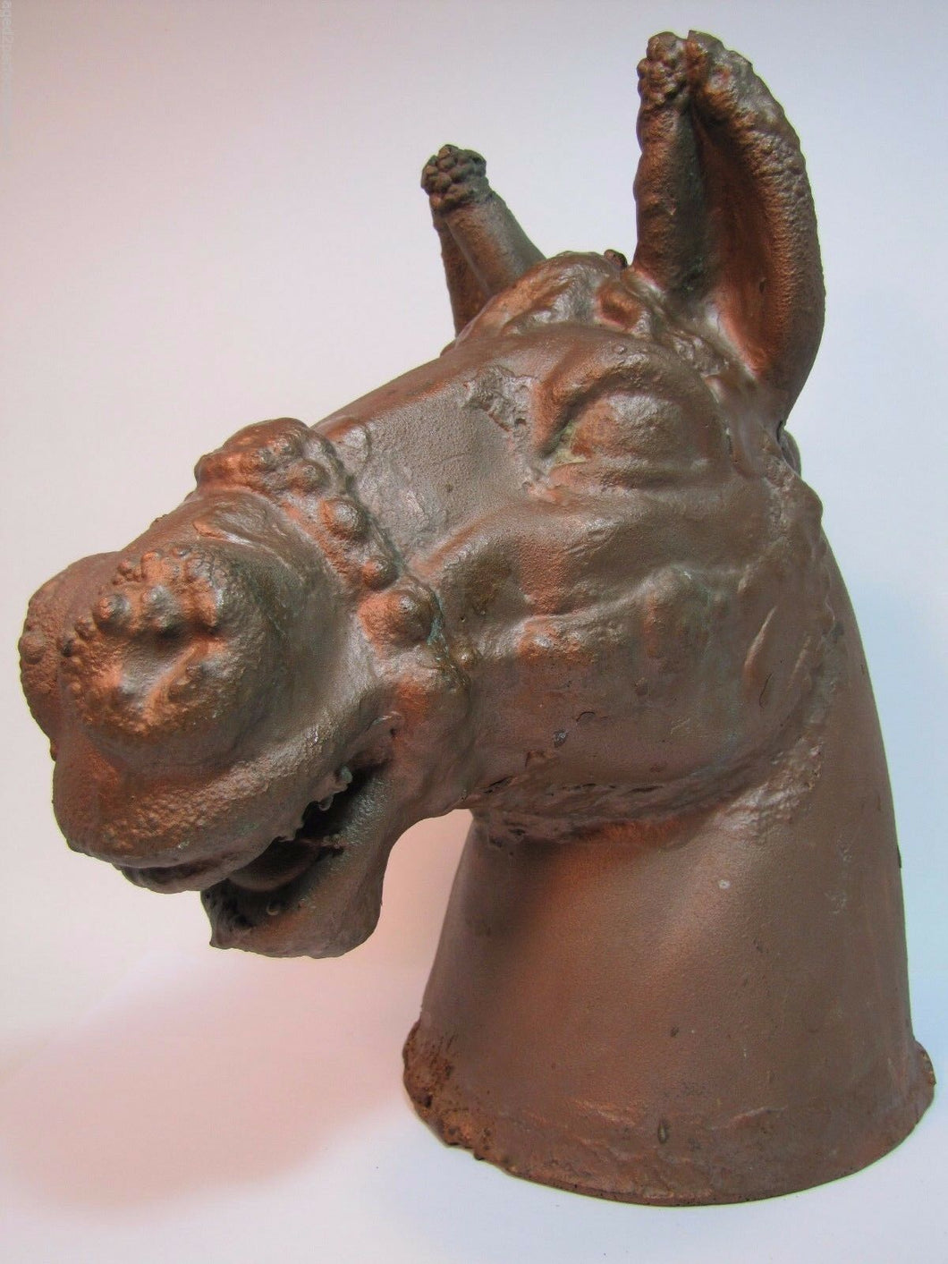 Vintage Cast Metal Horse Head Mold large ornate carousel toy industrial artwork