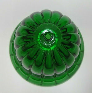 19c Green Glass Beehive String Holder Pat Apld For Country Store Counter Display
