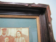 Load image into Gallery viewer, Antique Picture Frame Deep Layered Detailed Edge Gold Train Conductor Family
