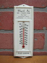 Load image into Gallery viewer, Old WAYSIDE INN PENNINGTON NJ Advertising Thermometer BAR LIQUOR STORE FINE FOOD
