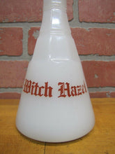 Load image into Gallery viewer, WITCH HAZEL Antique Clambroth White Milk Glass Apothecary Barber Medicine Bottle
