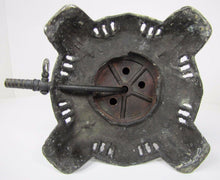 Load image into Gallery viewer, Antique Victorian Gas Lamp figural child holding urn ornate old decorative light
