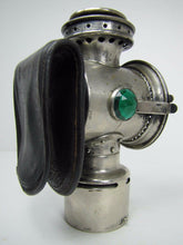 Load image into Gallery viewer, NEVEROUT Antique Bicycle Lamp Leather Clip Rose Phila Green Red Jewel Motorcycle
