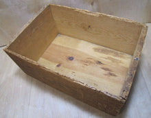 Load image into Gallery viewer, BATTLESHIP RAISINS Antique Wooden Crate Box fabulous design Hooven Merch Co NY
