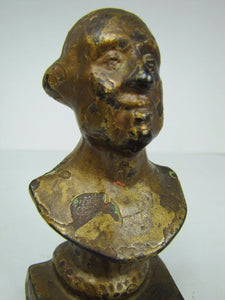GEORGE WASHINGTON Bust Decorative Art Cast Iron Paperweight ATHD Bi Co President