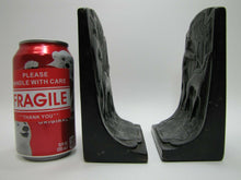 Load image into Gallery viewer, Huntress Greyhounds Whippets Forest Antique Bronze Clad Decorative Art Bookends
