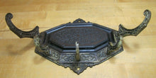 Load image into Gallery viewer, Antique 19c Decorative Arts Wall Bracket Hanger Hook Cast Iron Ornate Hardware

