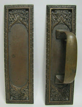 Load image into Gallery viewer, Antique Bronze Door PUSH &amp; PULL Plates Exquisite Architectural Hardware Elements
