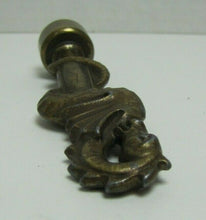 Load image into Gallery viewer, Old SERPENT SEA MONSTER BEAST Finial Figural Decorative Arts Hardware Element
