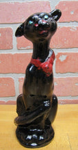 Load image into Gallery viewer, KRAZY KAT Cast Iron Cat Bowtie Figural Doorstop Decorative Arts Statue Kitty

