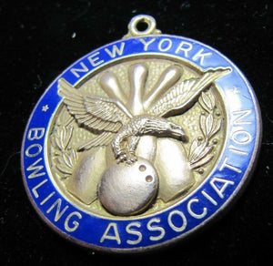 1939 1940 NY STOCK EXCHANGE LEAGUE NEW YORK BOWLING Assn 10k GF Medallion