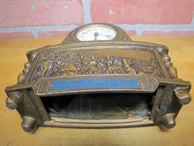 Load image into Gallery viewer, CHELSEA EXCHANGE BANK NEW YORK CITY Antique Advertising Clock Waterbury Co
