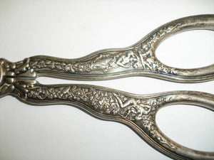 Victorian TIFFANY GRAPE SHEARS Olympian Sterling Ornate Detailed RARE