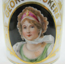 Load image into Gallery viewer, GEORGE UKERS Antique Porcelain Shaving Mug Occupational E J MOONEY T&amp;V FRANCE
