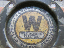 Load image into Gallery viewer, W WESTINGHOUSE ELECTRIC Nameplate Sign EQUIPPED WITH SEALED SLEEVE BEARINGS
