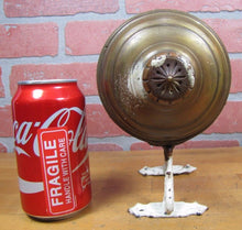 Load image into Gallery viewer, 19c PAGE BROS &amp; Co BOSTON MASS Brass Bronze Oil Lamp Holder Bracket RR Ship

