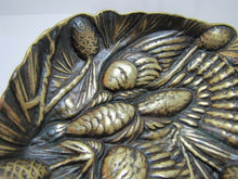 Load image into Gallery viewer, 1940s Brass GROUSE Tray Card Tip Trinket High Relief Decorative Arts
