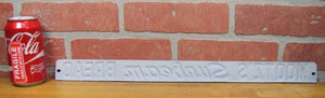 MOOTZ'S SUNBEAM BREAD Old Door Push Store Display Ad Sign Embossed Metal W Va